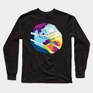 Earth Mask Long Sleeve T-Shirt